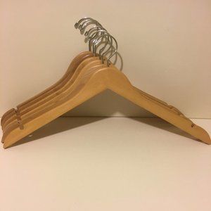 WOODEN DRESS/ SHIRT HANGERS